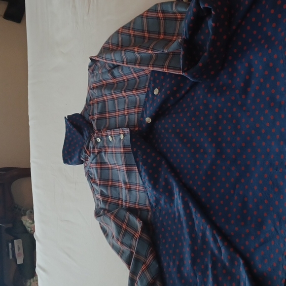 Women's  Vintage reversible  button-down top - Picture 5 of 9